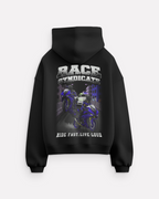STREET RACER Oversized Zipper Hoodie