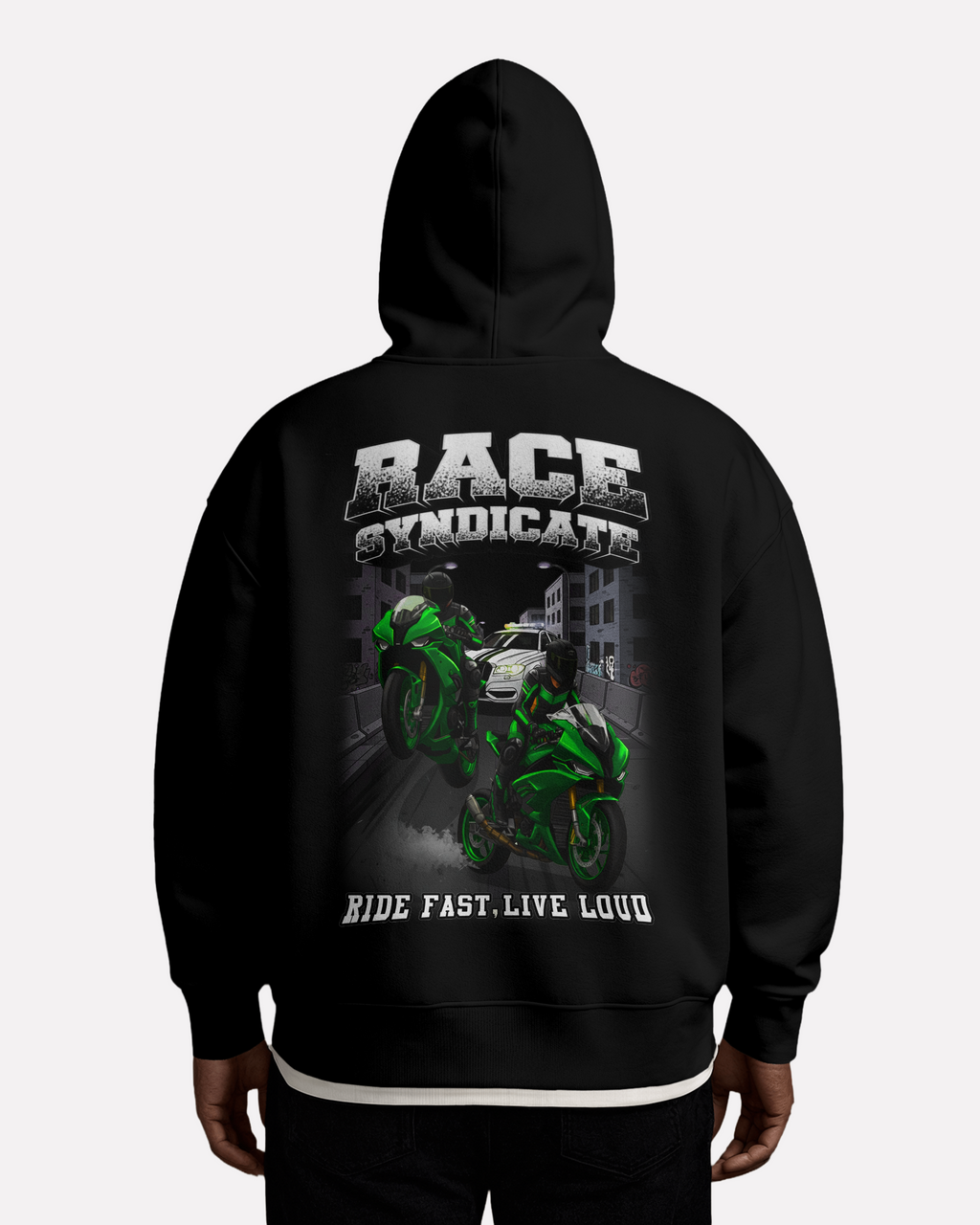STREET RACER Oversized Hoodie
