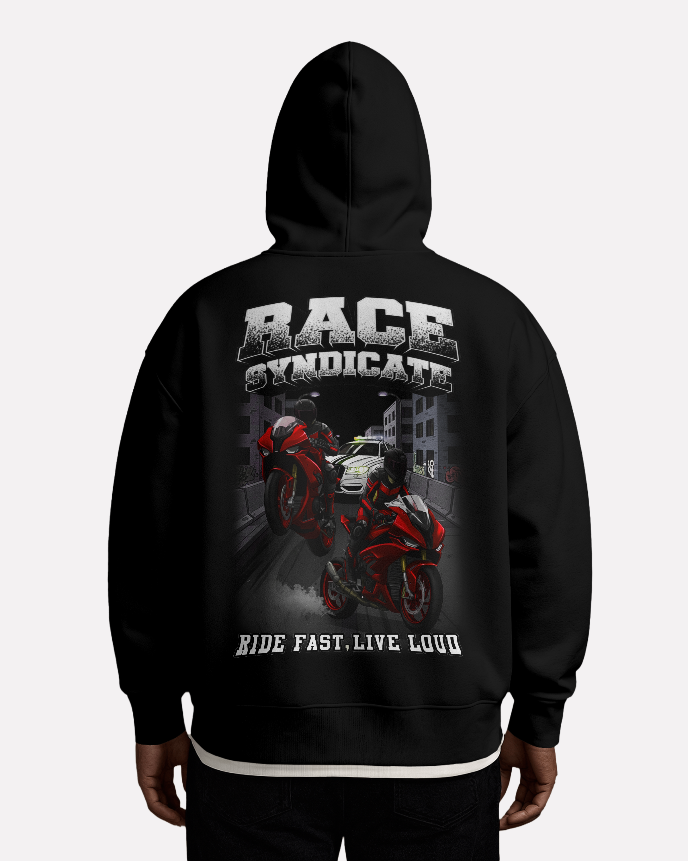 STREET RACER Oversized Hoodie