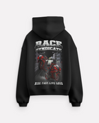 STREET RACER Oversized Zipper Hoodie