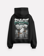 WHEELIE CREW Oversized Zipper Hoodie