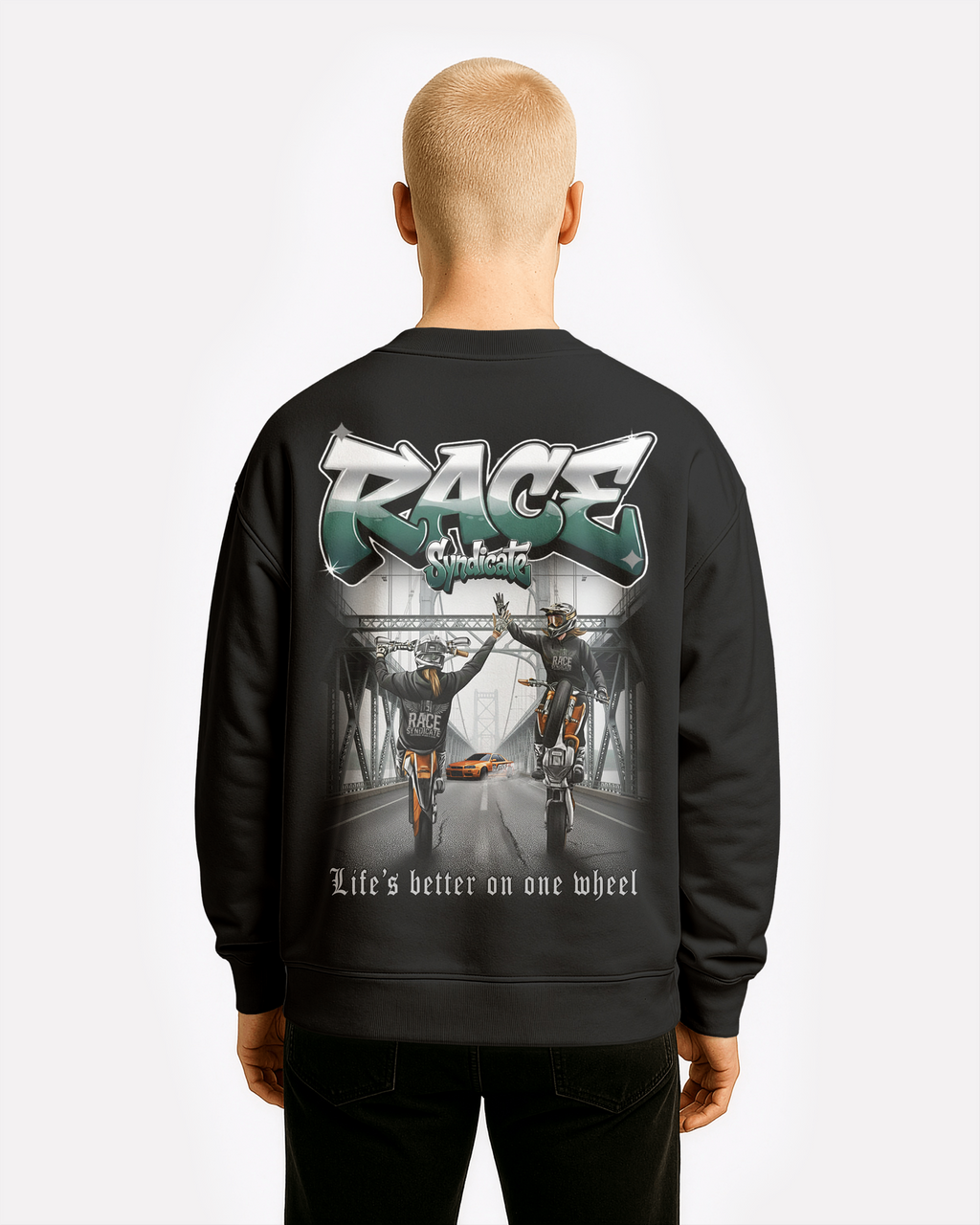 WHEELIE CREW Sweatshirt