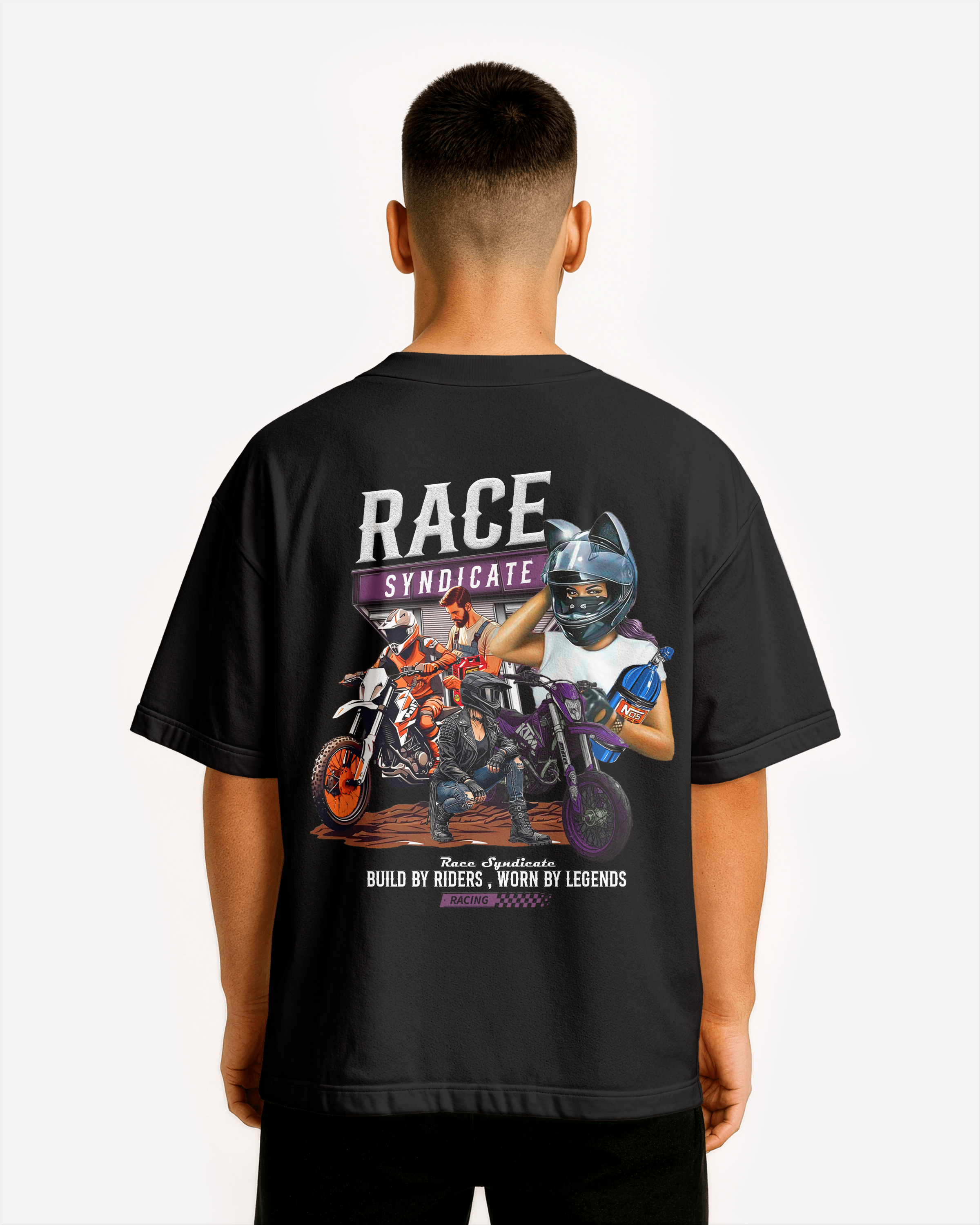 RACE SYNDICATE Oversized Shirt